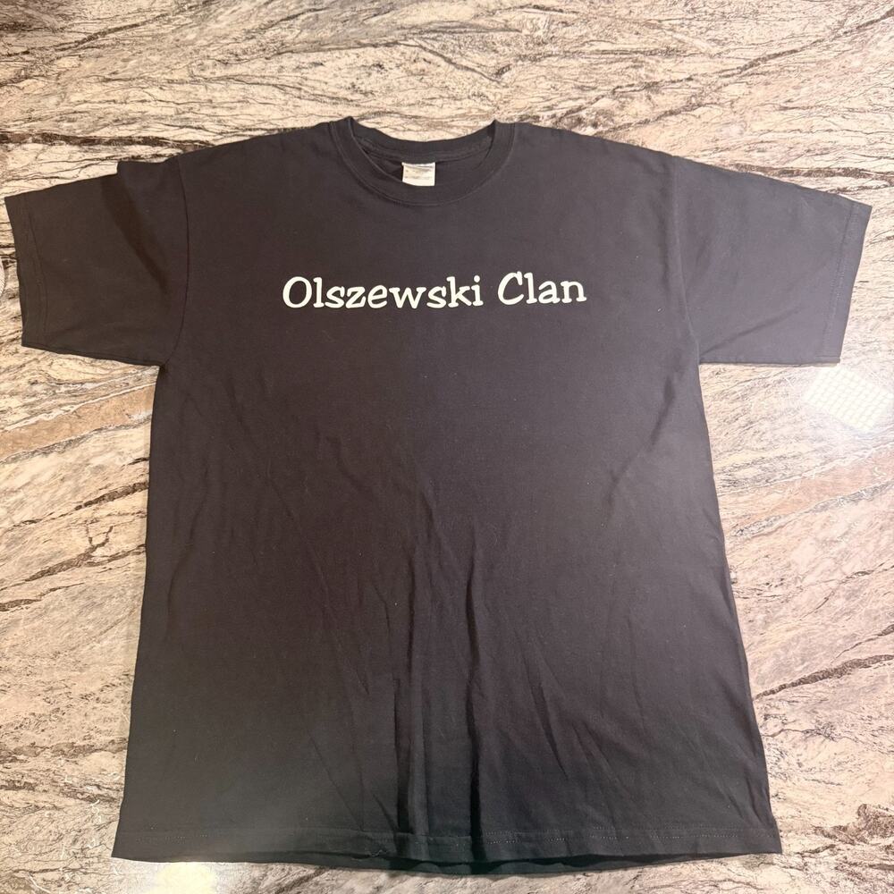 Men's T-Shirt Short Sleeve Tee - BLACK - LARGE